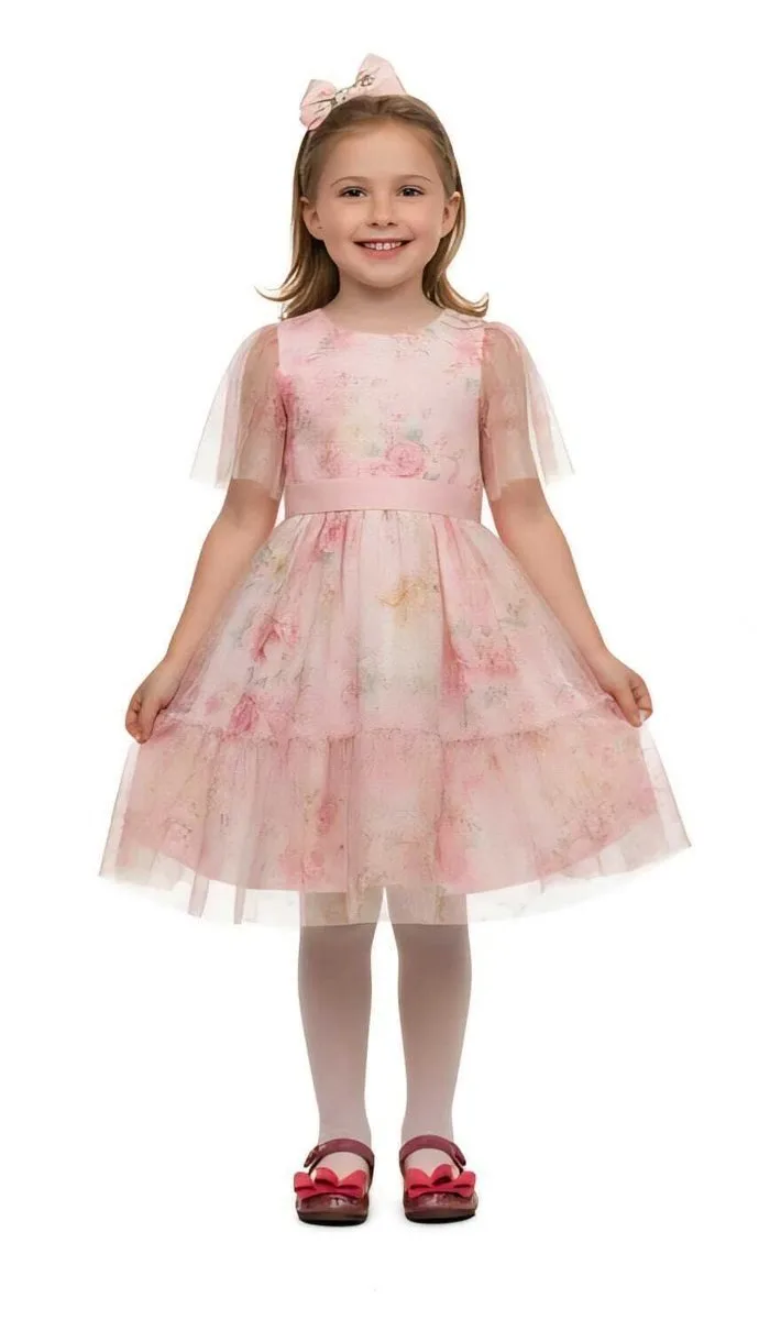 ✨ Vestido de Festa Rosa Floral Málagah - foto 3