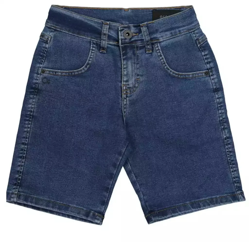 Bermuda Jeans Ogochi Azul Medio - foto 1