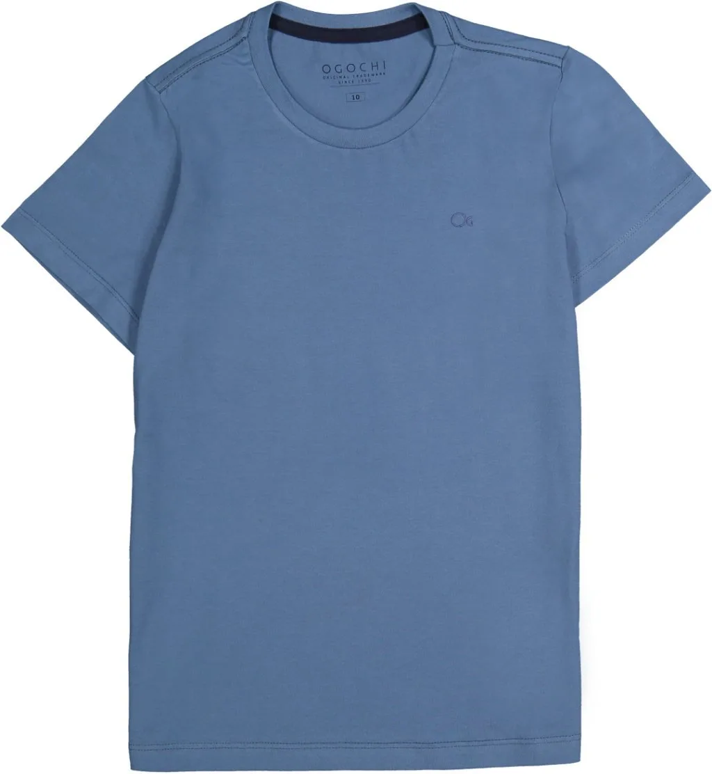 Camiseta Ogochi Manga Curta Essencial - Azul - foto 2