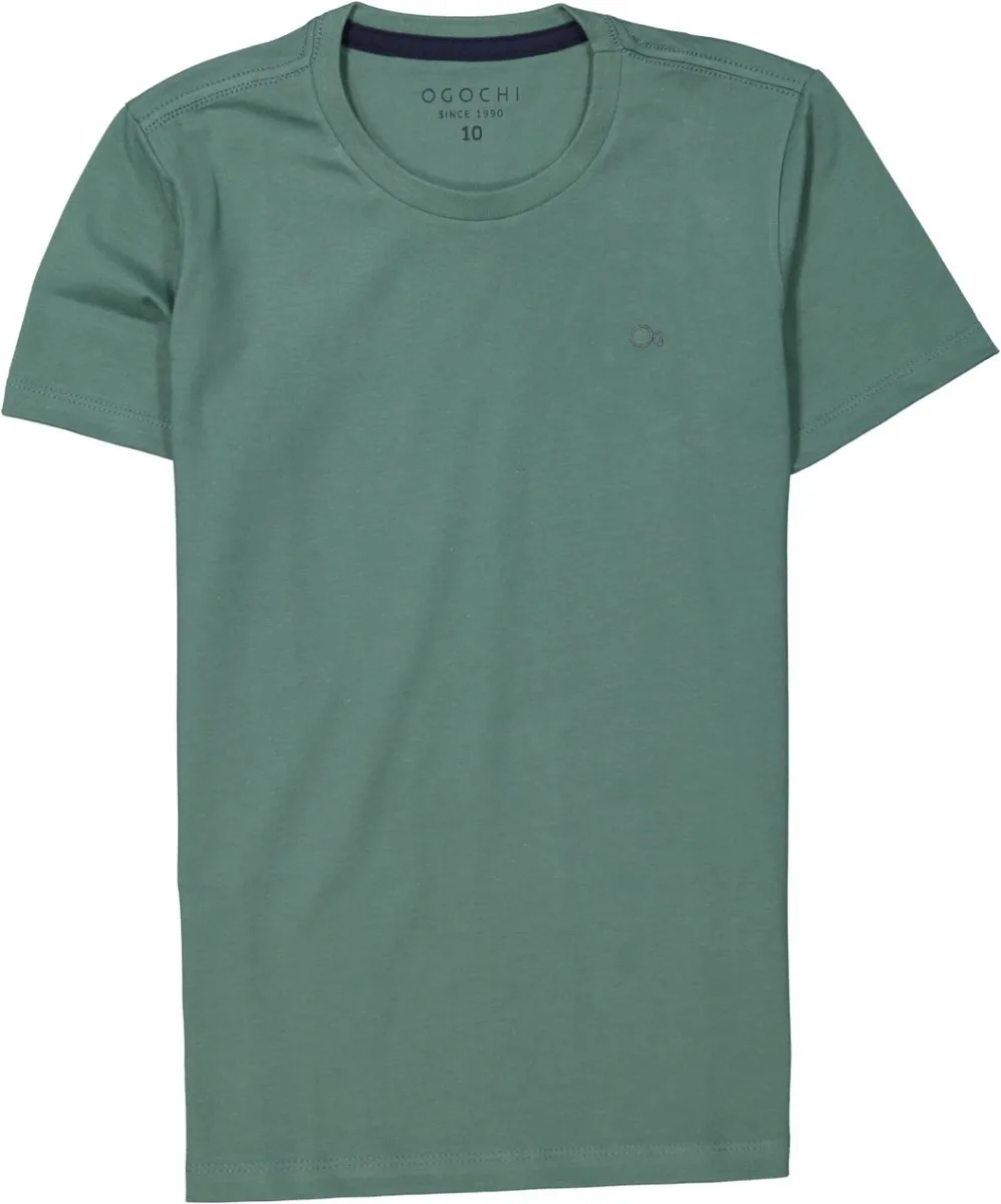 Camiseta Ogochi Manga Curta Essencial - Verde Militar - foto 2